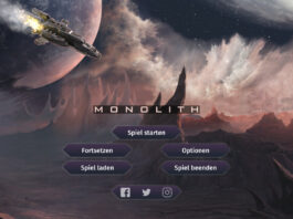 Monolith-Hauptmenü
