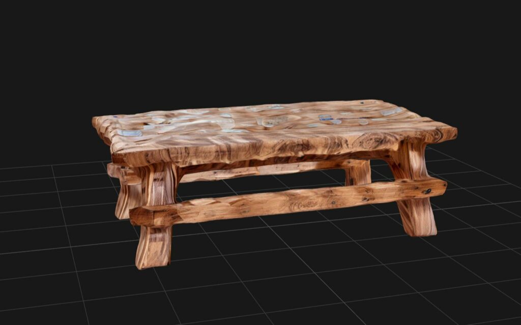 detaillierterer Holztisch