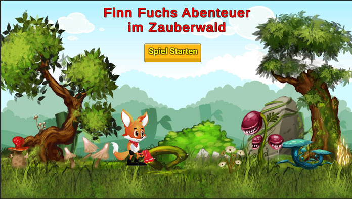 Finn Fuchs Abenteuer im Zauberwald - erster Screen