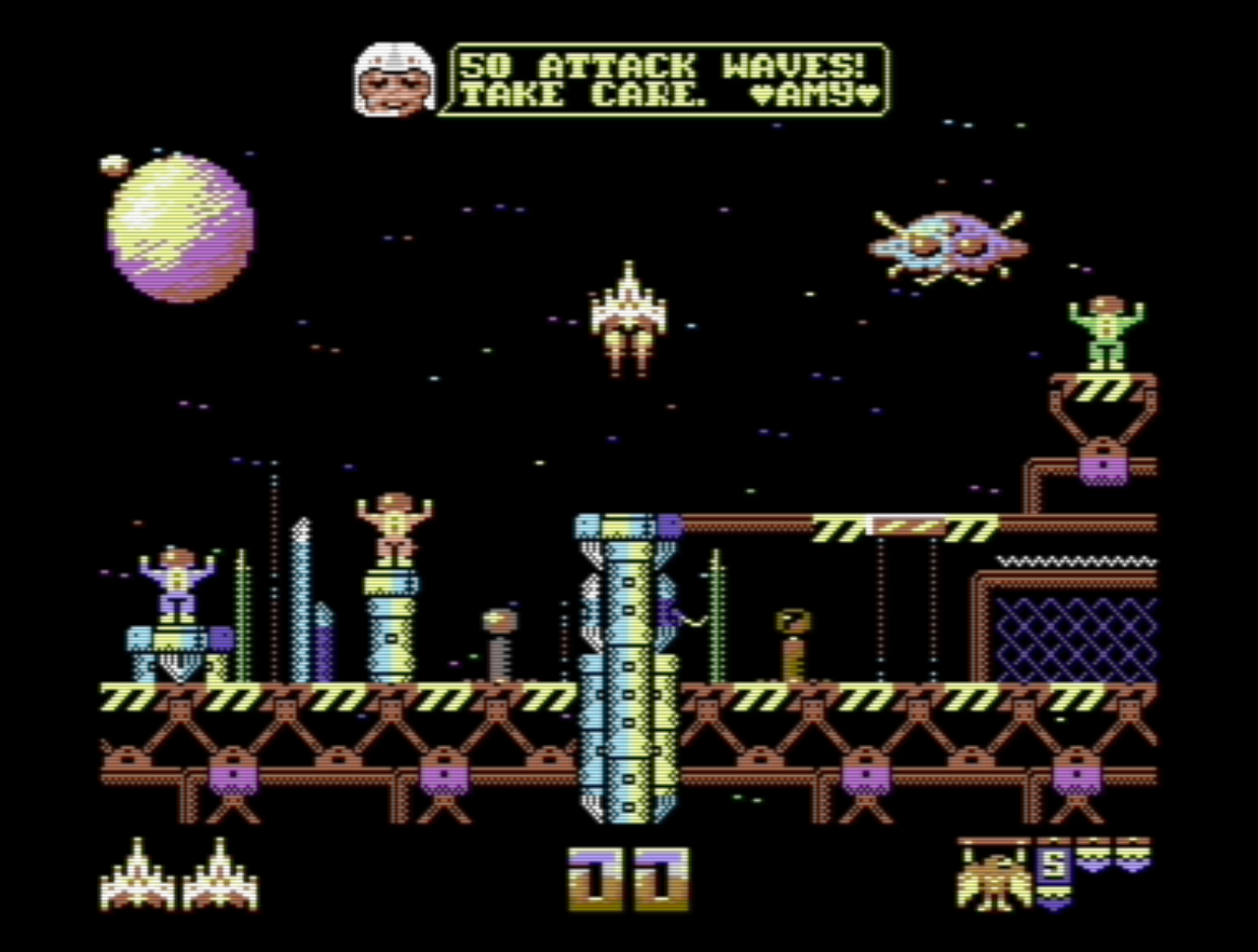 Screen des Spiels Galencia auf dem C64