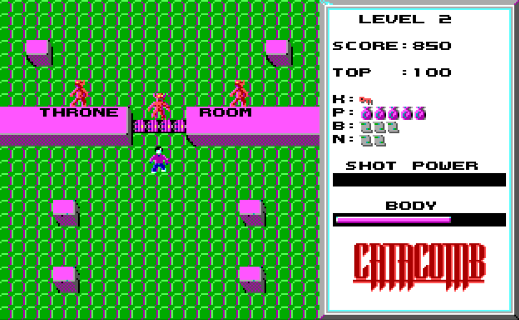 Catacomb 1 (1990) von Softdisk war noch ein 2D-Spiel